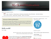 Tablet Screenshot of mirthandmotivation.com